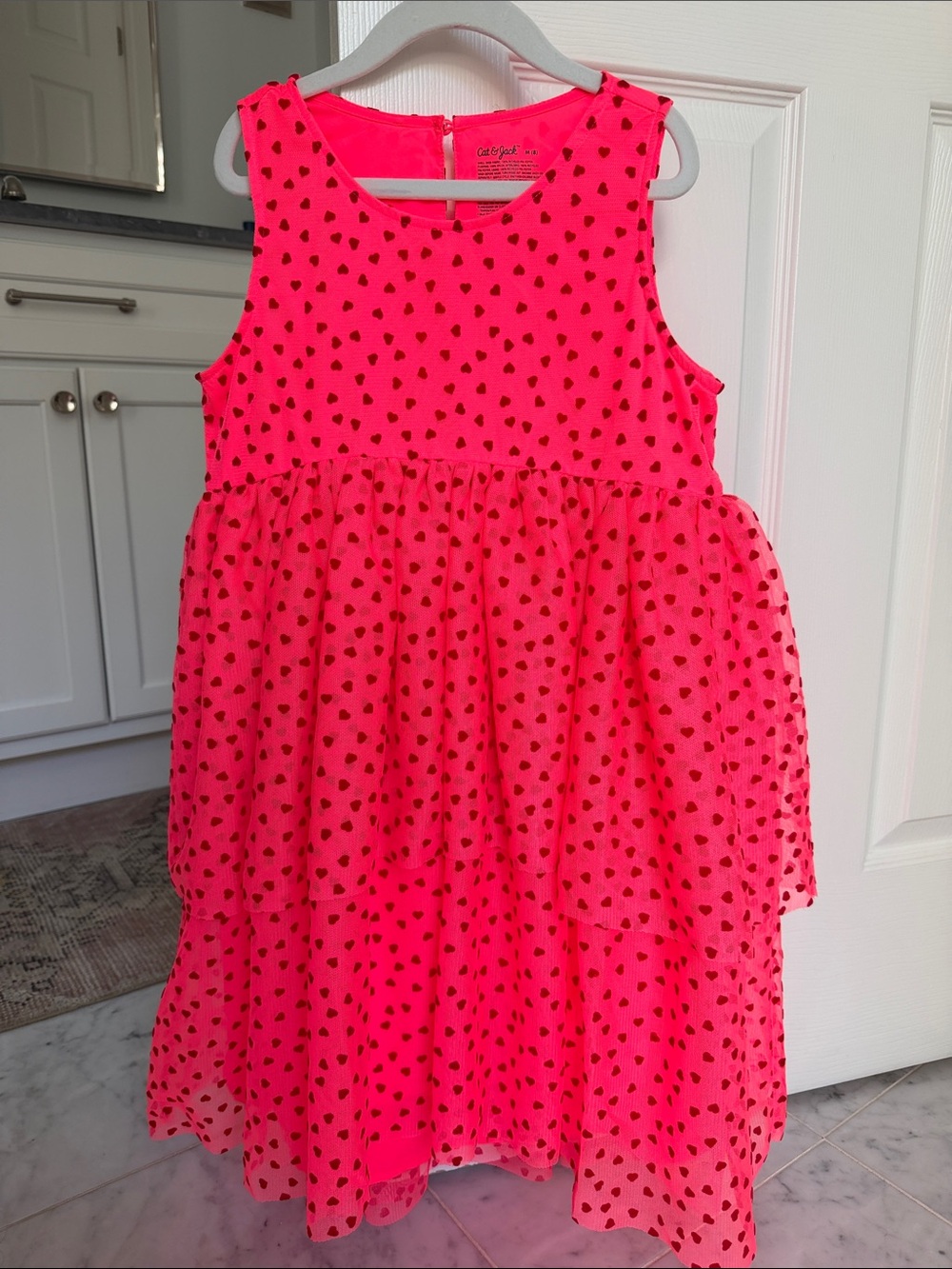 Cat & Jack girls’ hearts tulle dress